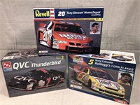 3 Racecar models Home Depot, QVC, Kellogg's