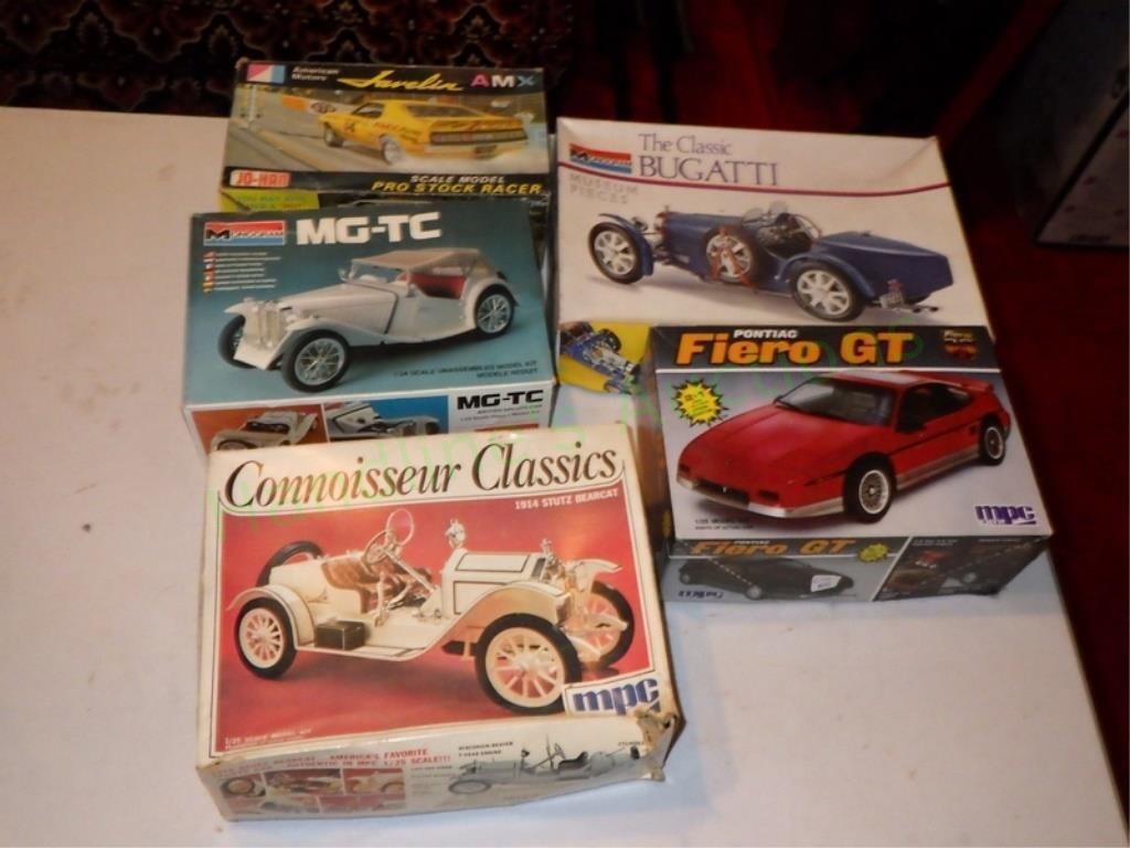 Five Model Cars Monogram, Ertl MPC & More