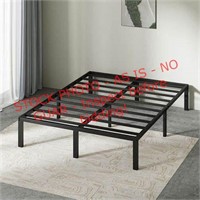 Zinus 14 in. Black Metal King Platform Bed Frame