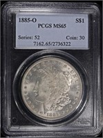 1885-O MORGAN DOLLAR PCGS MS65