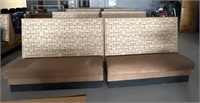 Double Sided Buffet Booth Benches