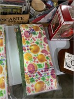 citrus and green dish towels and cloths new