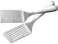 2 PC SET OF METAL SPATULAS, 10 IN. LONG