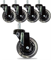 $81 Rolling Seat Rubber Casters (Set of 5)