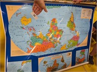 (2) World & USA Maps