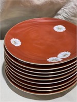 9 Small Noritake Plates