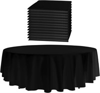 Upper Midland 12 Pcs 120 Black Tablecloths