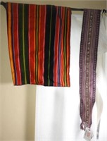 Indian colorful hand stitched sash and colorful