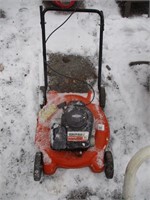 COLUMBIA LAWN MOWER-TOP HALF OF HANDLE MISSING