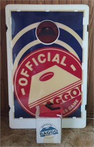 Official Baggo Bag Toss Game (22"×34") w/ Baggo
