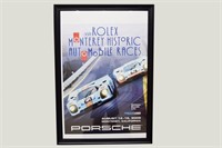 Framed Monterey Historic Races 2009 Poster