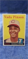 1958 Topps Vada Pinson #420 Baseball Card