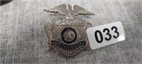 SECURITY GUARD BADGE