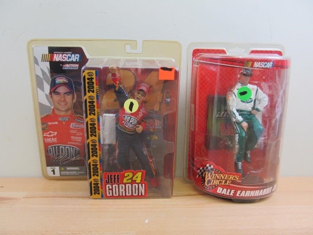 Dale Earnhardt Jr and Jeff Gordon Action Figures