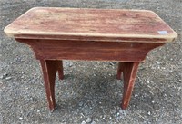 VINTAGE PINE BENCH 20X11X14 INCH