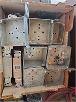 1 Box Of 4 inch Electrical Boxes