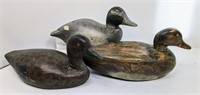 Three Wood Duck Decoys