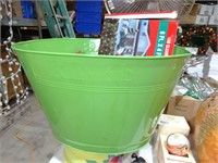 Metal Drinks Bin w/ Christmas Lights