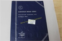 Lincoln Penny Set in Folder 1941 - 1965