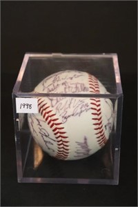 1998 Autographed Burlington Bees Baseball