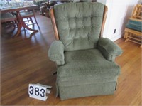 Upholstered Rocking Recliner Chair