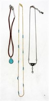 (3) SOUTHWEST STYLE LAYERING NECKLACES