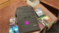 3 TABLET BAGS XBOX GAMES CARD GAME AND CDS