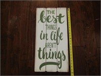 Best Things Wood Wall Art