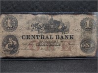 The Central Bank of Alabama $1 Bill