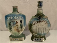 Lot of 2 Jim Beam Germany Decanters