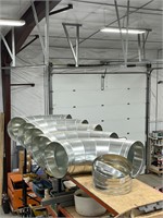 5x 24" 90 Degree Spiral Ductwork