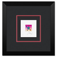 Peter Max, "Cosmic Runner with Planet" Framed Limi