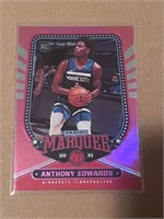 Anthony Edwards Pink Marquee Rookie Card