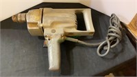 Vintage electric drill, large size. Untested(1417)