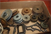 Assorted pulleys and more