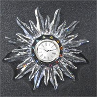 Swarovski Solaris Crystal Table Clock