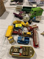 GROUP OF TONKA & ETC METAL TRUCKS OF ALL KINDS