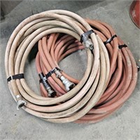 (3) Heavy Duty 1" Air Hoses