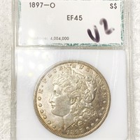 1897-O Morgan Silver Dollar PCI - EF45