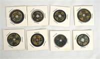 Eight Pcs of Old Chinese Coins