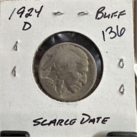 1924-D BUFFALO NICKEL SCARCE DATE