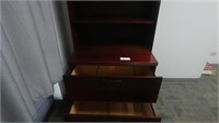 2 Drawer w/ Open Hutch