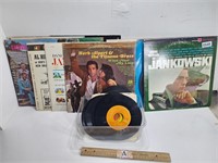 Assortment of Records: Elvis, Herb Alpert, etc..