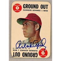 1968 Topps Game Orlando Cepeda Signed Card