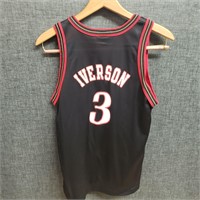 Allen Iverson , Sixers,Champ Jersey,Size L 14-16