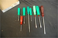 Matco Screwdrivers (8)  Total