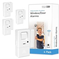 Door Window Alarm - 4 Pack - Adjustable Volume