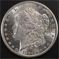 1884-CC MORGAN DOLLAR CH BU