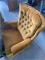 Copper colored recliner