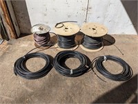 Lot of Assorted Reels of Cable